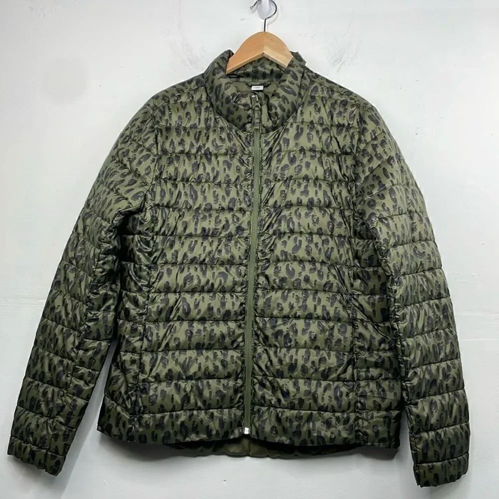 Old Navy Go-H20 Water-Resistant Narrow-Channel Puffer Jacket size Large